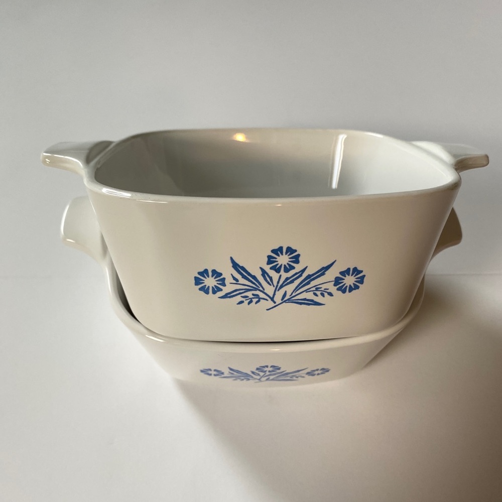 2 Vtg Corning Ware Cookware